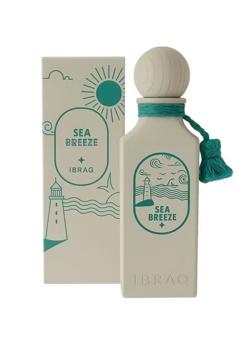 IBRAQ Ibrahim Alqurashi Sea Breeze (100ml) - For Men Damask rose – sandalwood, cashmeran – amber, musk - Image 2